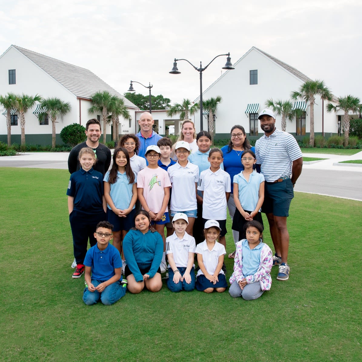 Myers (far right) is at the center of growing the game at The Park West Palm.