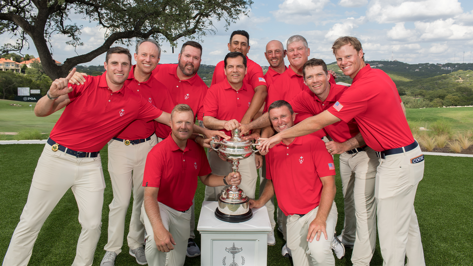 The United States team after winning the 29th PGA Cup held at the Omni Barton Creek Resort & Spa on September 29, 2019 in Austin, Texas. (Photo by Montana Pritchard/PGA of America)