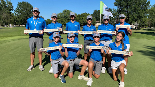 The 13U Champions at the PGA Jr. League Regional at The Club at Indian Springs.