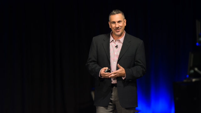 Ted Eleftheriou speaks to attendees of the "The Business of Player Development" session during the 2019 Teaching and Coaching Summit at Orlando County Convention Center on January 21, 2019 in Orlando, Florida. (Photo by Hailey Garrett/PGA of America)