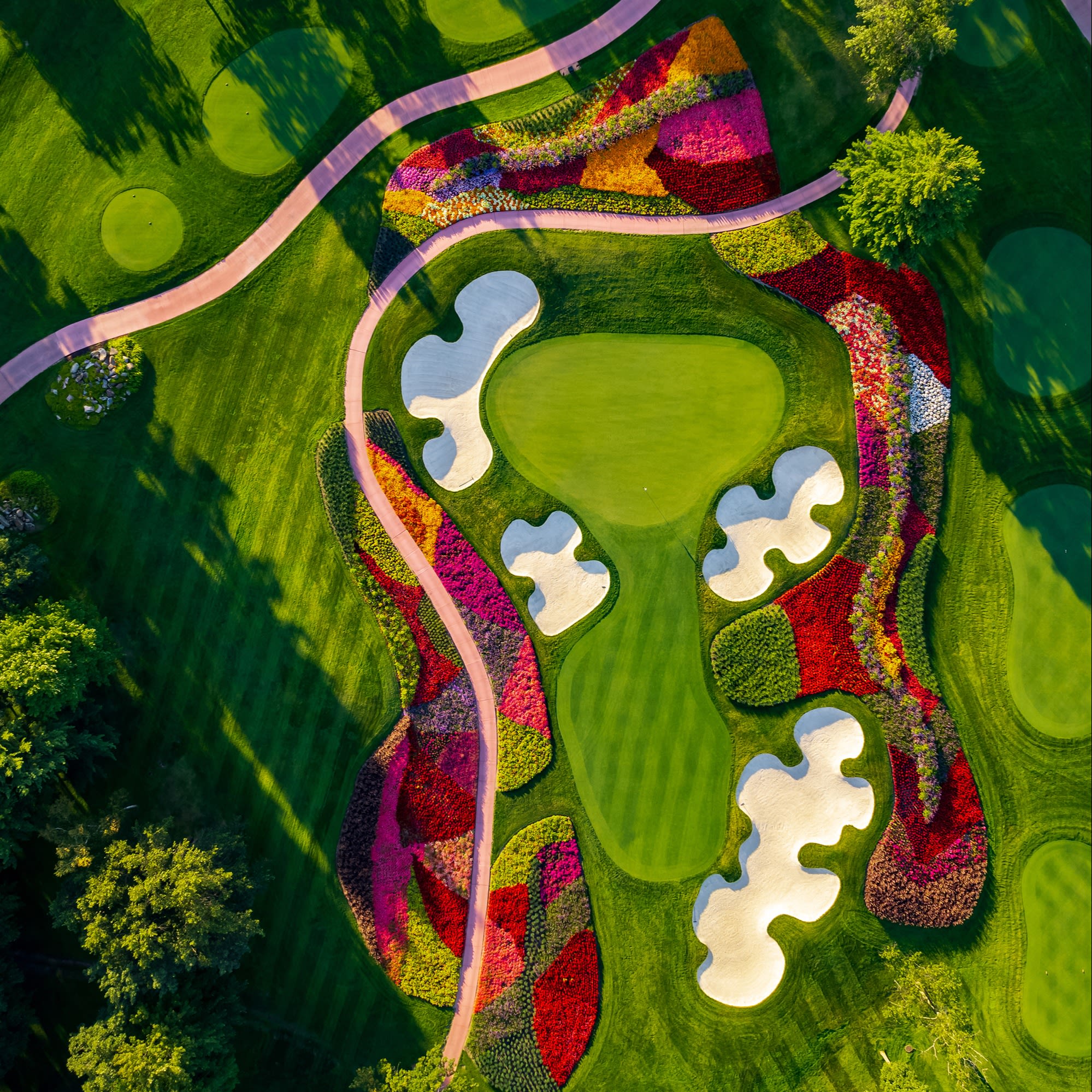 SentryWorld's stunning 16th hole.