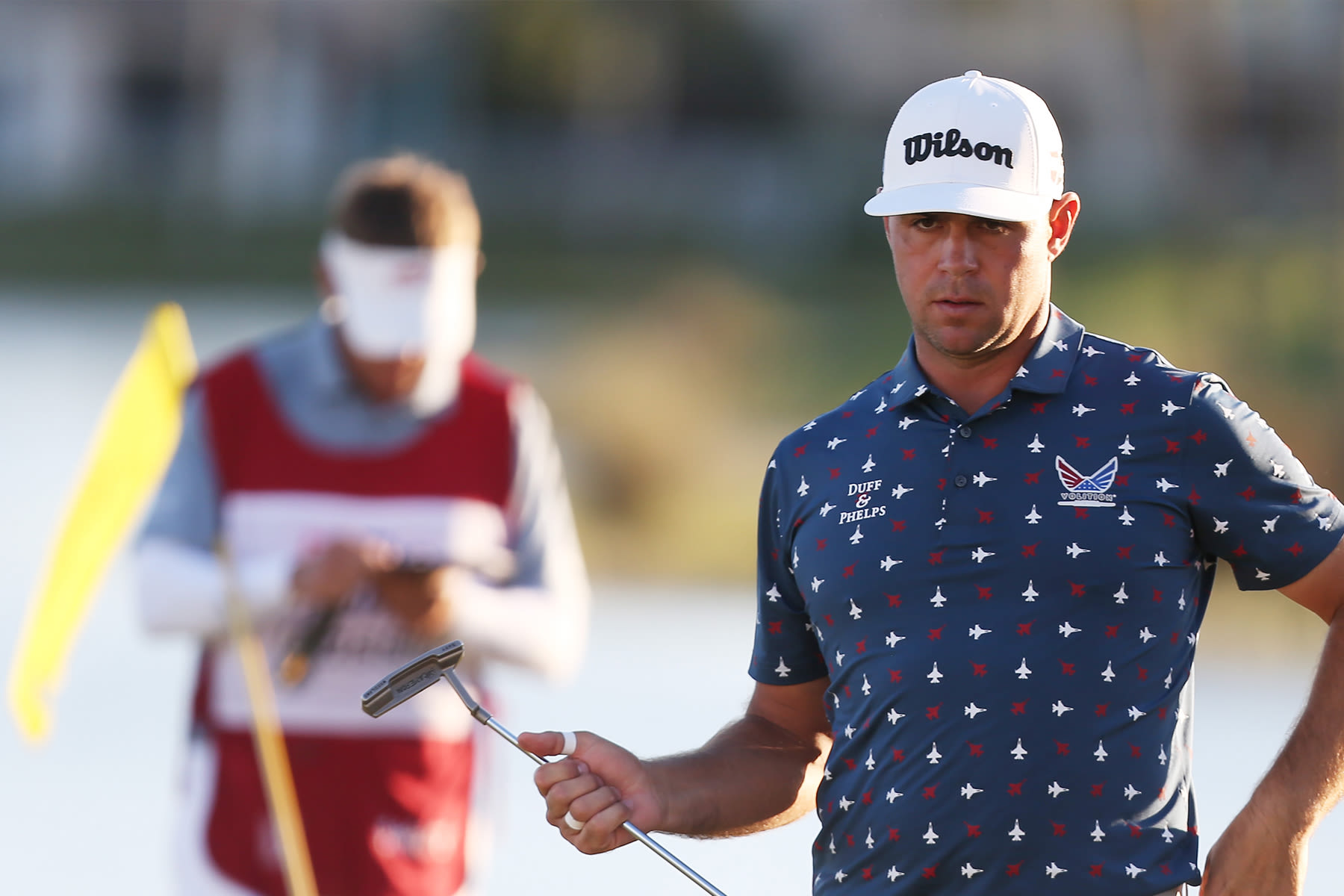 PALM BEACH GARDENS, FLORIDA - FEBRUARY 29: Gary Woodland of the United States walks off the green on the 18th hole during the third round of the Honda Classic at PGA National Resort and Spa Champion course on February 29, 2020 in Palm Beach Gardens, Florida. (Photo by Matt Sullivan/Getty Images)
