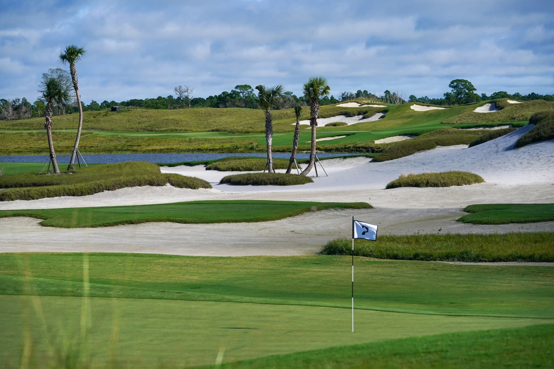 The elevation changes at Panther National. (Rachel Harris/PGA of America)