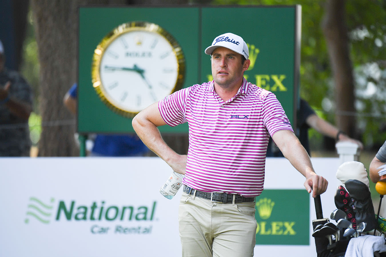 Alex Beach on the eighth hole during the first round of the 2022 PGA Championship. (Photo by Montana Pritchard/PGA of America)