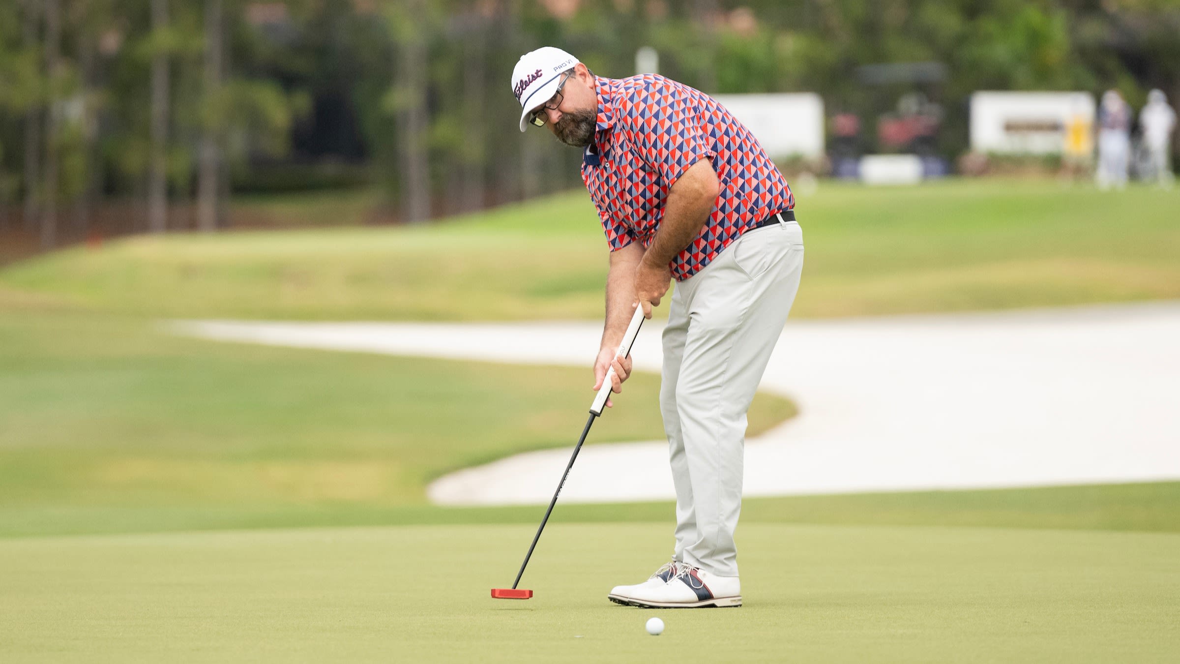 Rohan Allwood is tied for the lead after two rounds at PGA Golf Club.