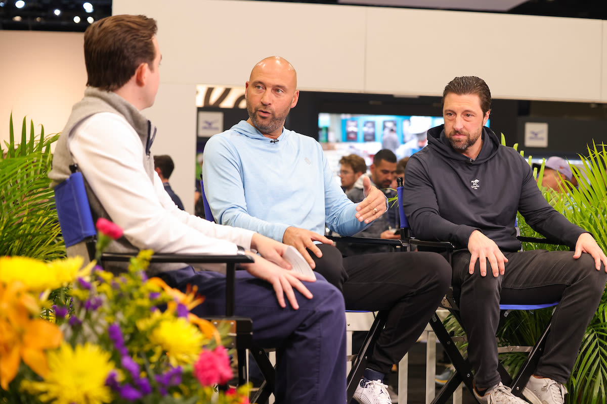 Derek Jeter at the PGA of America Studio.