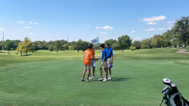 Participants at the PGA Jr. League Regional Championship at Firewheel Golf Park in Garland, Texas. 
