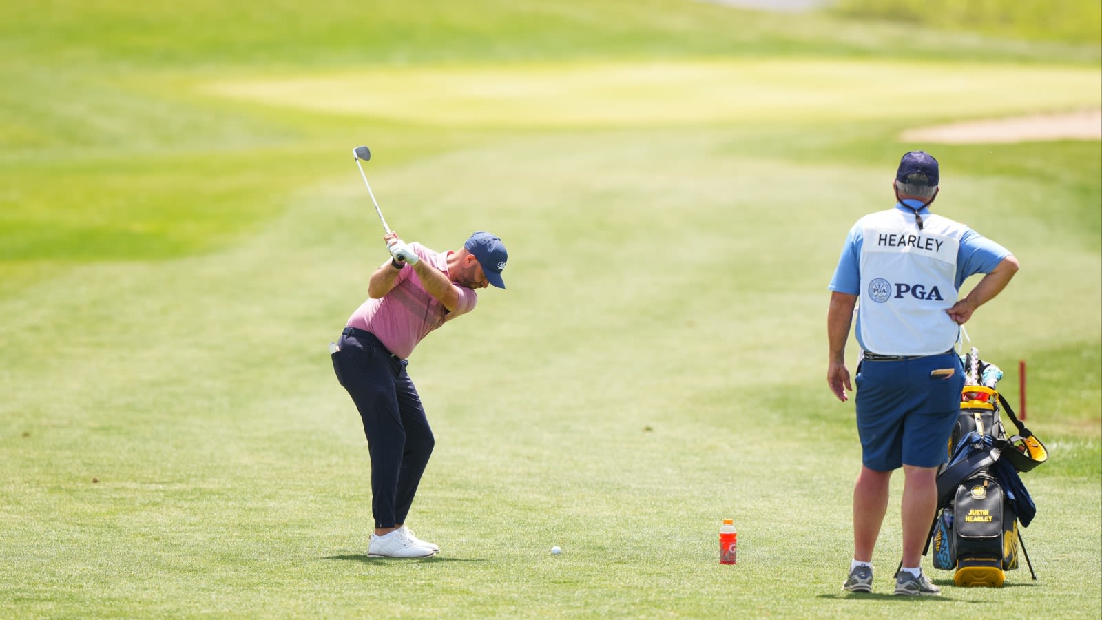 Justin Hearley during the second round of the 55th PGA Professional Championship at Santa Ana Golf Club. (Photo by Darren Carroll/PGA of America)