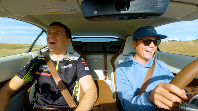 Ty Martinez, PGA, and Racer Ben Barnicoat Take on the Race Track & the Fairway