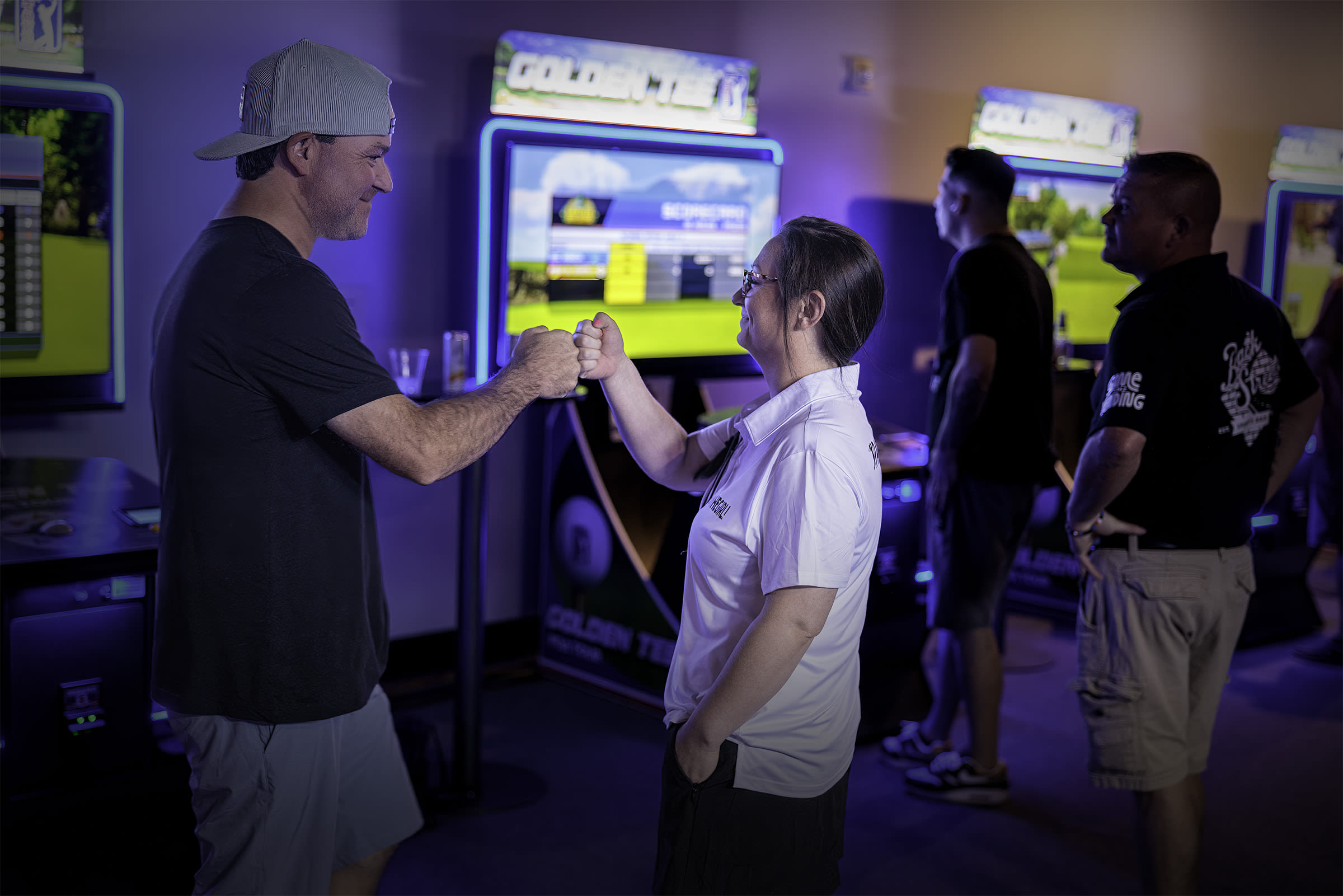 Golden Tee Golf - Are you on the go? Then the Golden Tee Go is perfect for  you! The golf game you've loved for 30+ years is now portable! Get more info