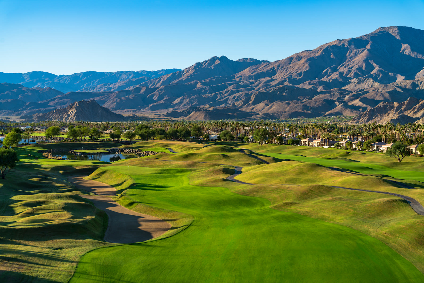 The 16th hole at PGA WEST's Stadium Course.(Photo by JP Henebry)