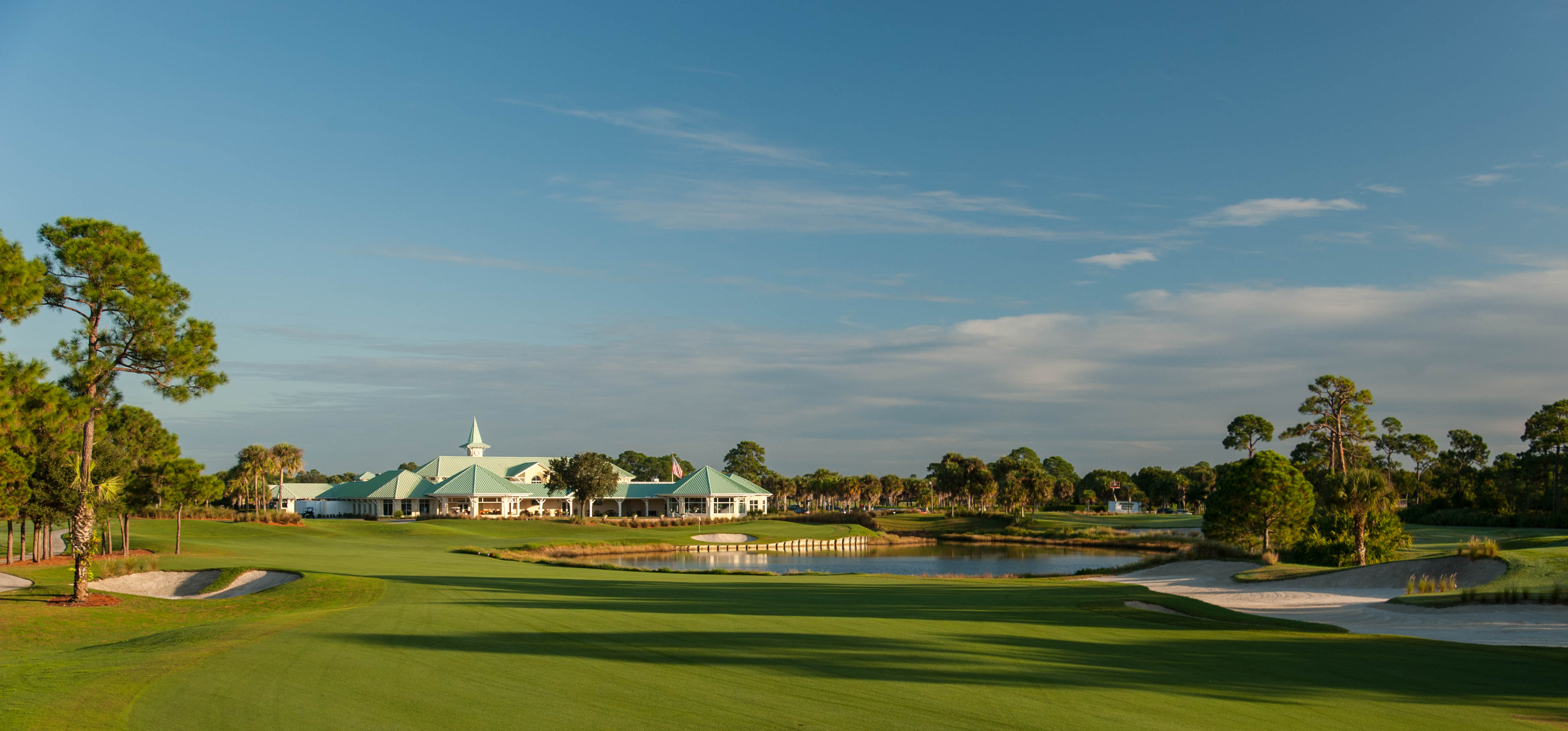 The final hole on the Wanamaker Course.