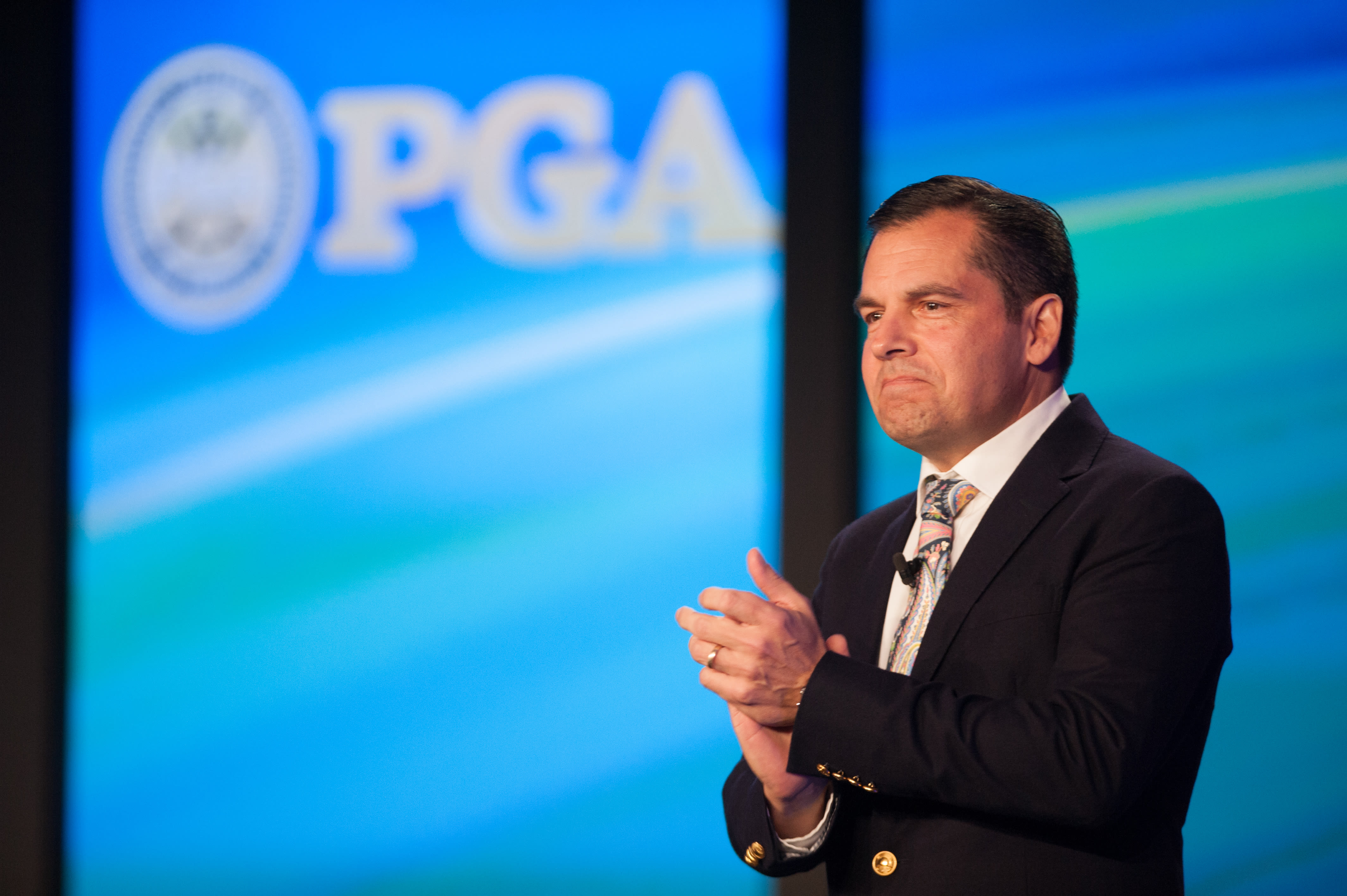 Derek Sprague during the Celebration of the Association at the 99th PGA Annual Meeting at PGA National Resort & Spa on November 13, 2015 in Palm Beach Gardens, FL. 