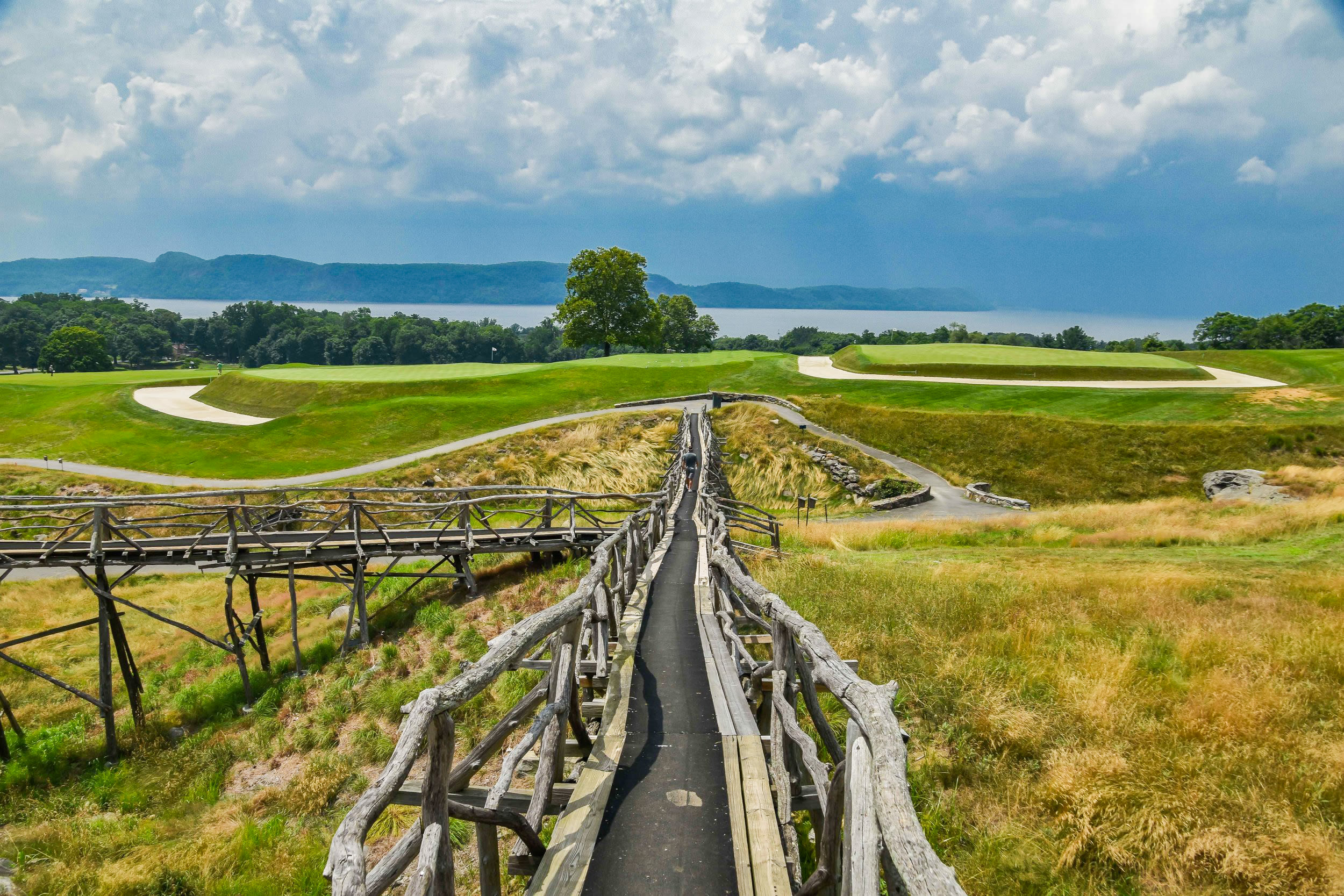 The bridge to No. 16 green. (Photo by Patrick Koenig)