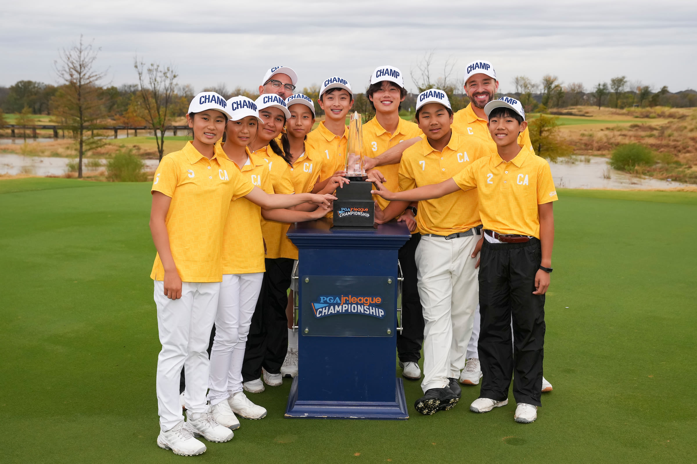 The winning Team California squad.