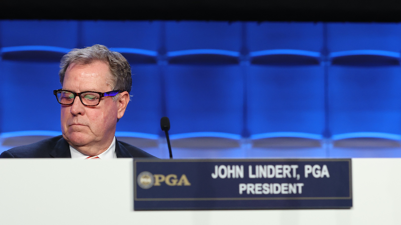 PGA of America President John Lindert during the 106th PGA Annual Meeting at JW Marriott Phoenix Desert Ridge Resort & Spa on Thursday, November 3, 2022 in Phoenix, Arizona. (Photo by Sam Greenwood/PGA of America)