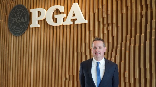 Ryan Flamm at the Home of the PGA of America after receiving his Master Professional designation.