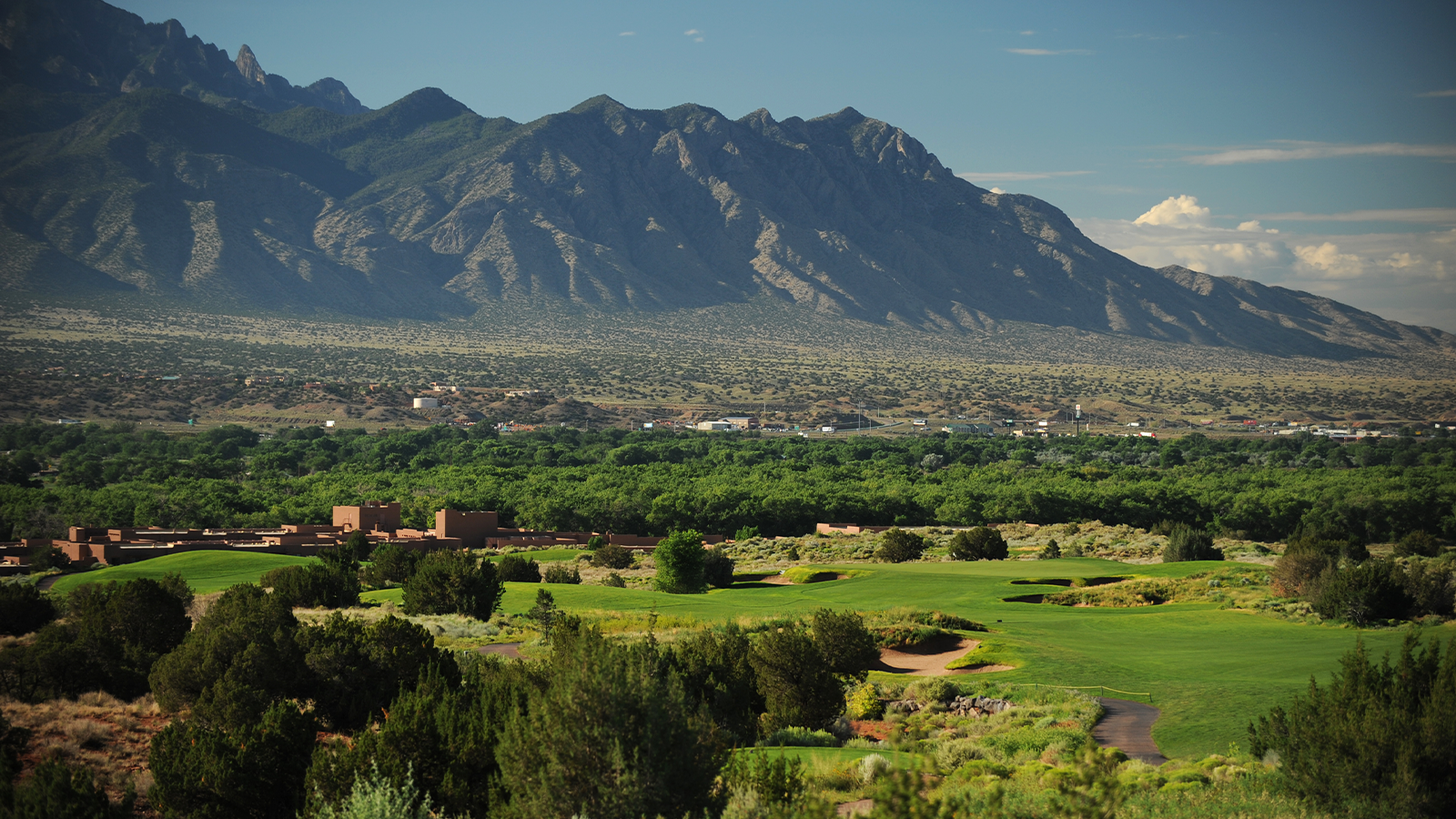 A course scenic of hole 8 at Twin Warriors Golf Club in Santa Ana Pueblo, New Mexico, USA, on Tuesday, July 22, 2008. The site of the 42nd PGA Professional National Championship. (Photo by Montana Pritchard/The PGA of America)