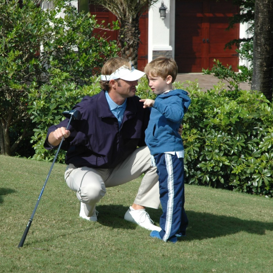 David and a young Noah Kent.