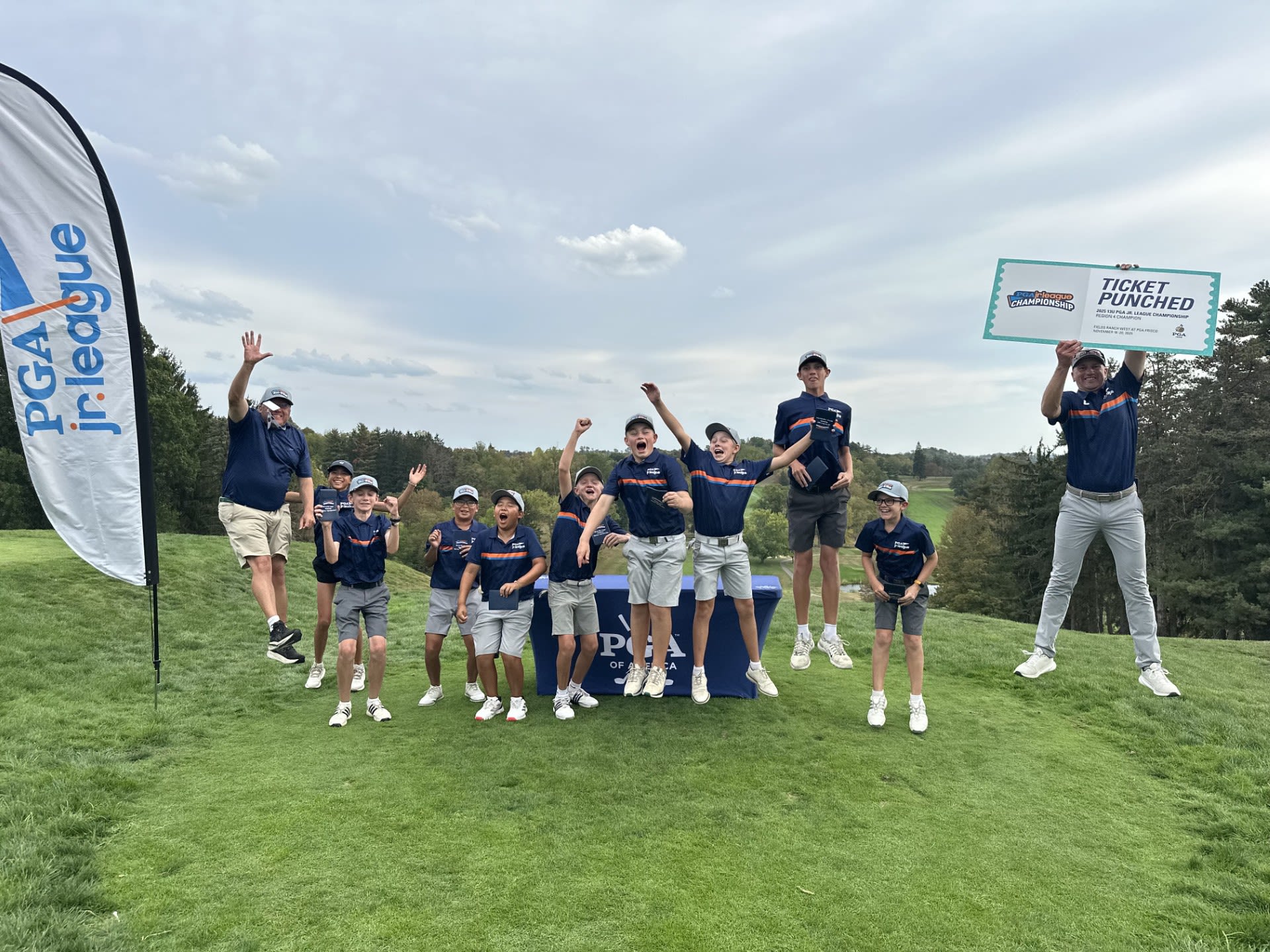 Team Ohio celebrating after punching their ticket to the National Championship.