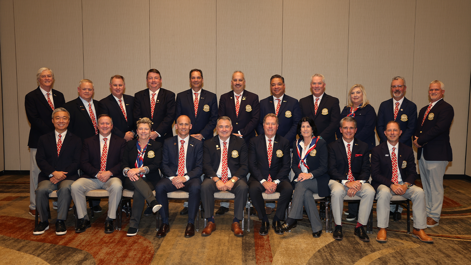 The New PGA Board of Directors pose for a photo during the 106th PGA Annual Meeting at JW Marriott Phoenix Desert Ridge Resort & Spa on Thursday, November 3, 2022 in Phoenix, Arizona. (Photo by Sam Greenwood/PGA of America)