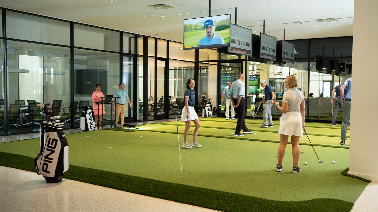 The putting green inside of the PGA Frisco Campus on August 17, 2022 in Frisco, Texas. (Photo by The Mamones LLC/PGA of America)