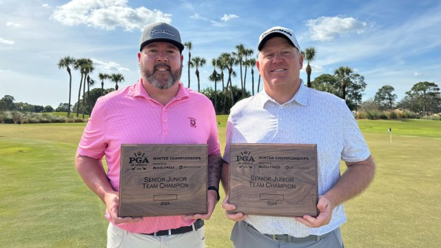 The Ben Kern, PGA, and Bob Sowards, PGA, duo.