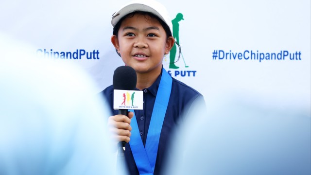 A 'Thankful' Alyssa Sumulong Makes Her Debut in the Drive, Chip and Putt National Finals