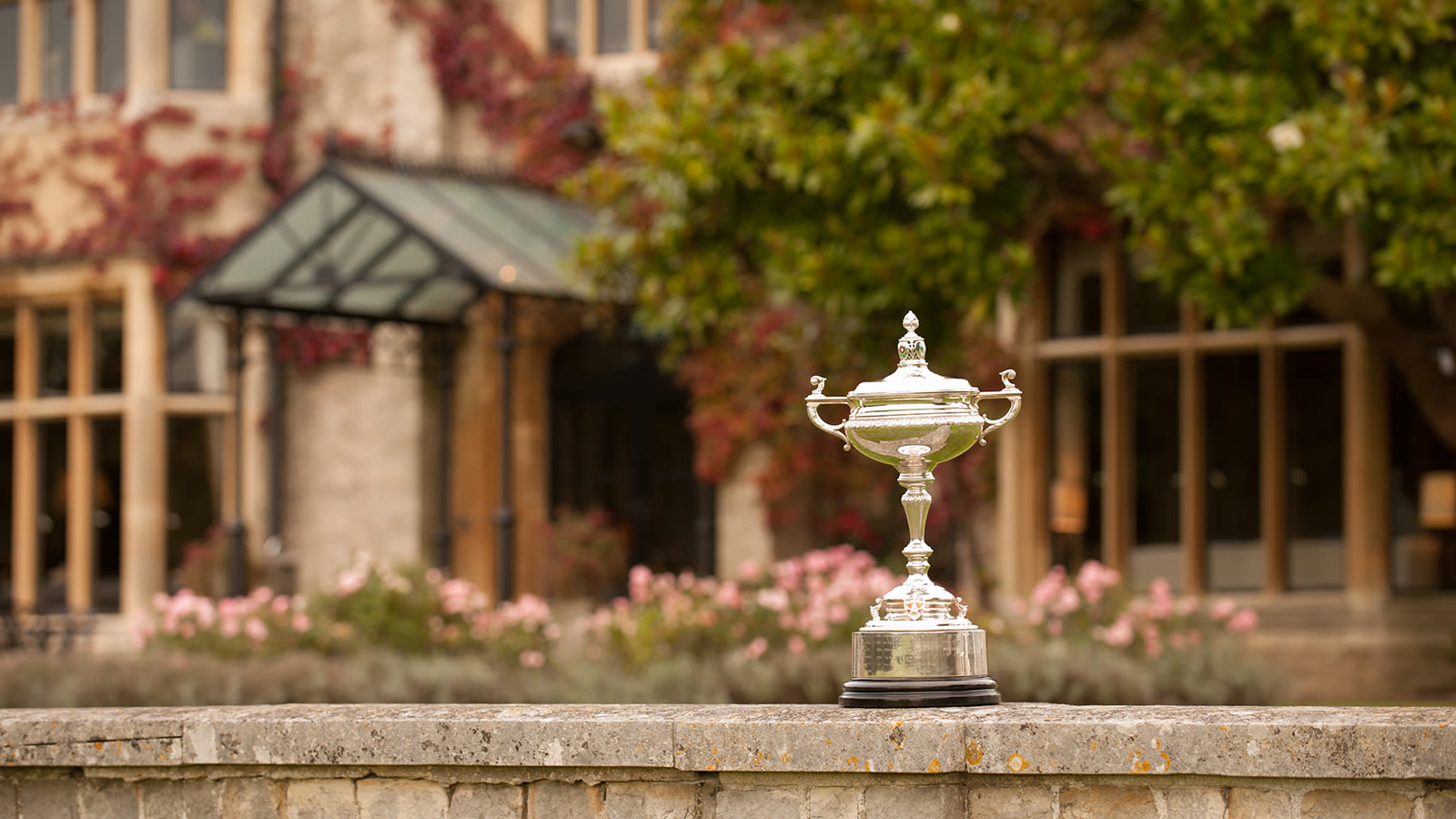 The Llandudno Trophy during the Official Photo Session for the 28th PGA Cup at Fox Hills Golf Club on September 14, 2017 in Ottershaw, Surrey, England. (Montana Pritchard/PGA of America)