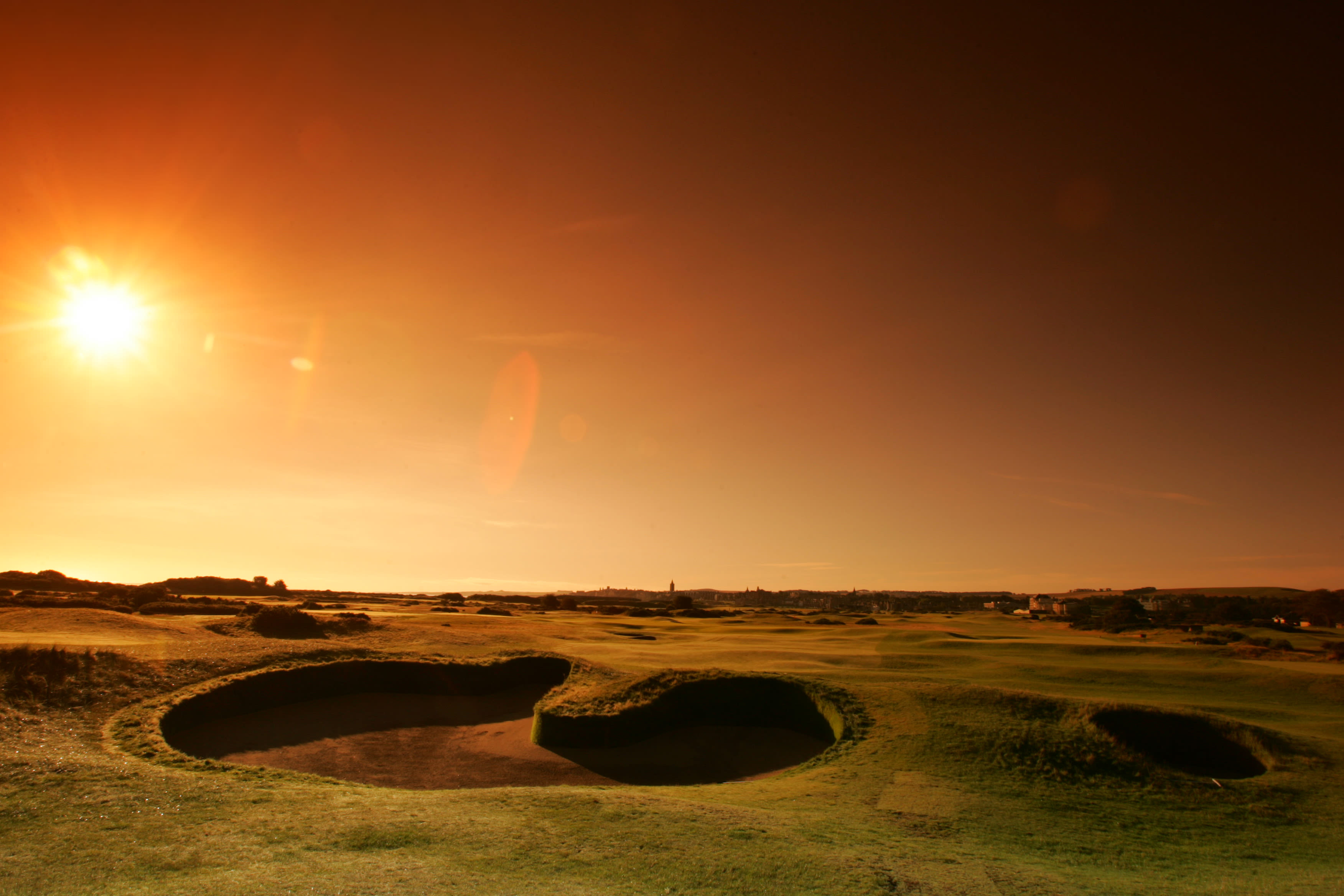 The Hell Bunker at the Old Course.