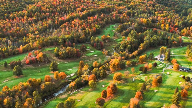 The fall colors at Rutland Country Club. (Photo by Sam Major).