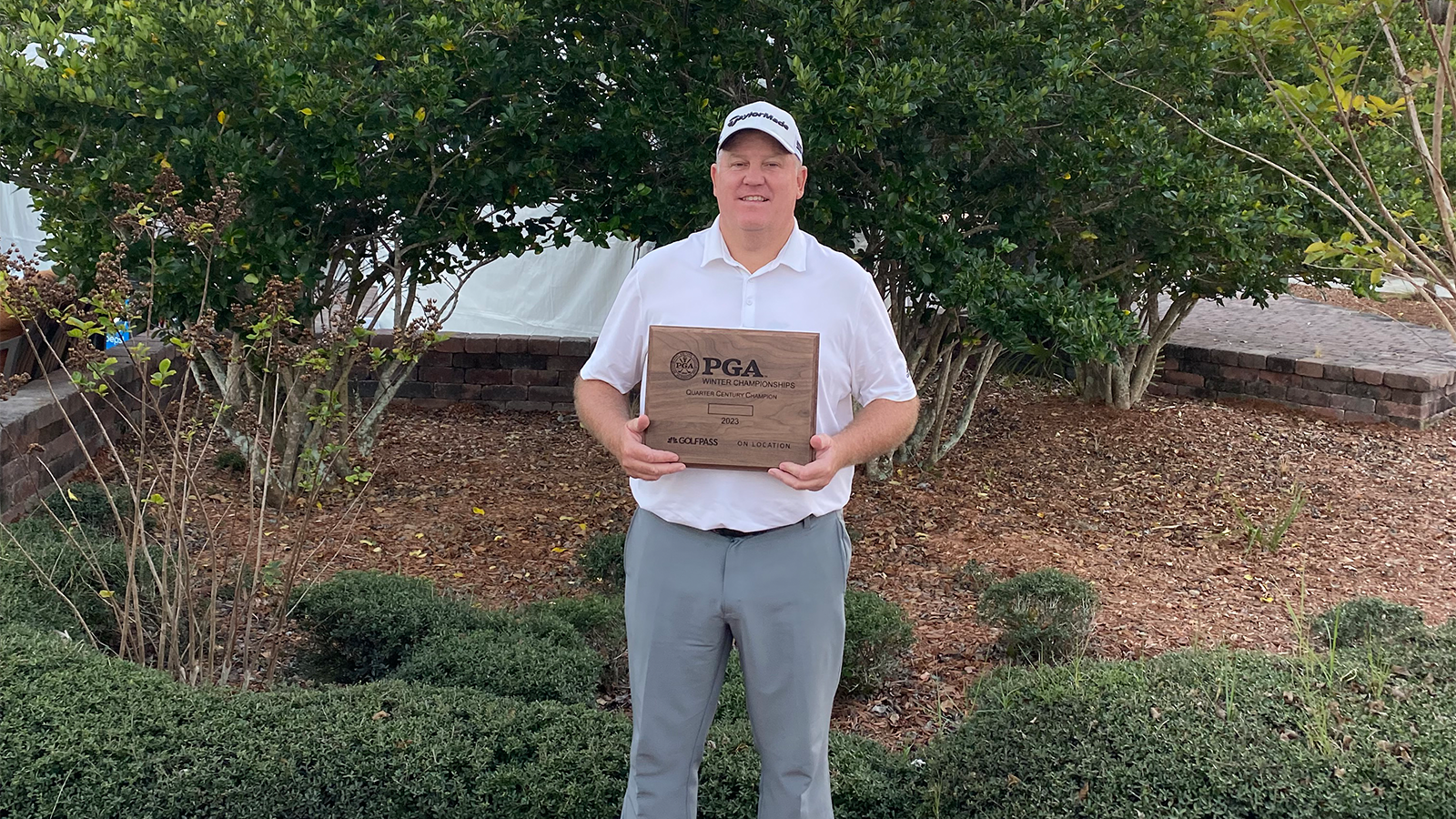 The Quarter Century Championship (ages 50-to-64) Champion Bob Sowards, PGA Director of Instruction at Kinsale Golf and Fitness Club in Powell, Ohio. 