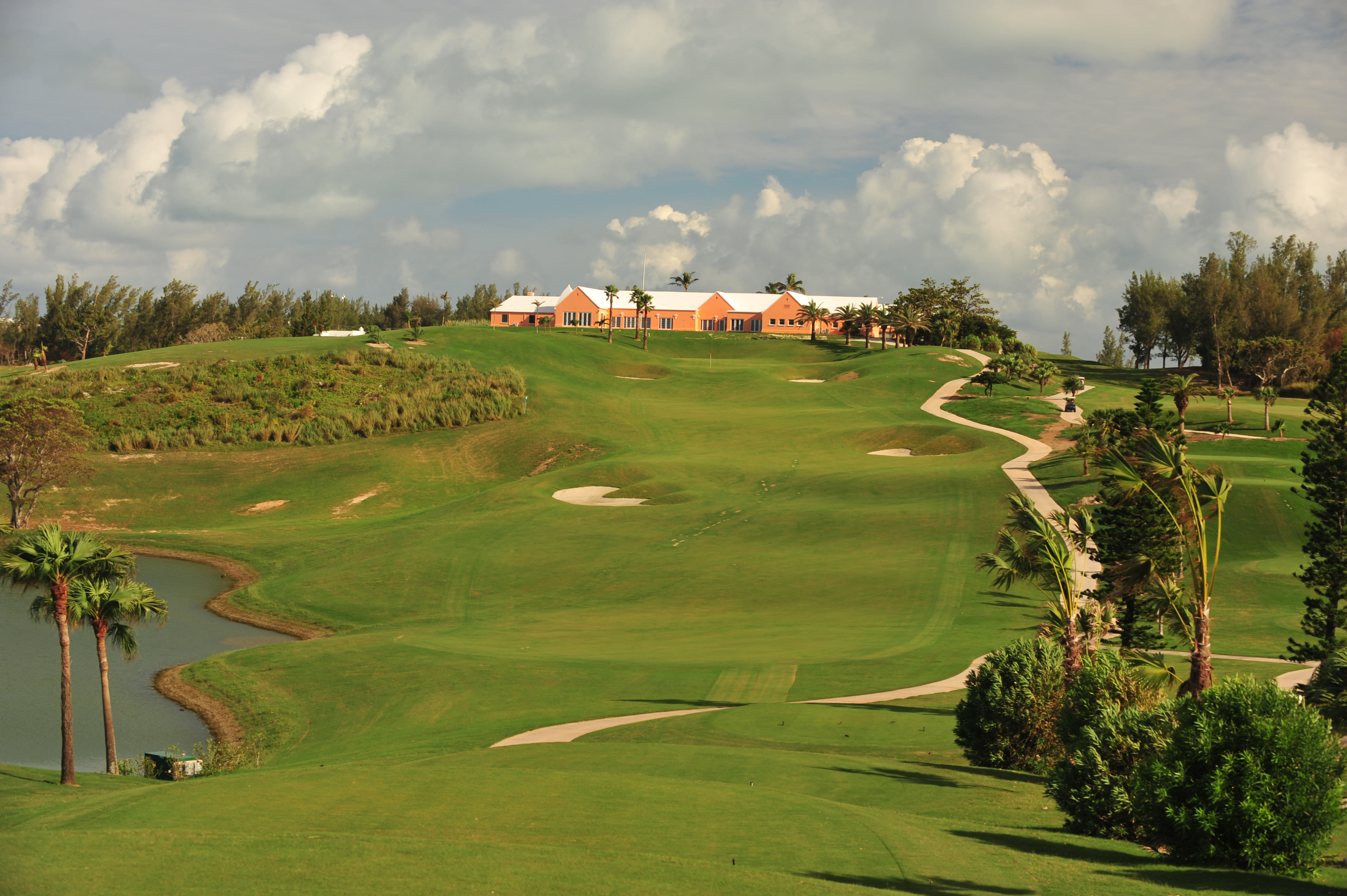 The 18th hole at Port Royal.
