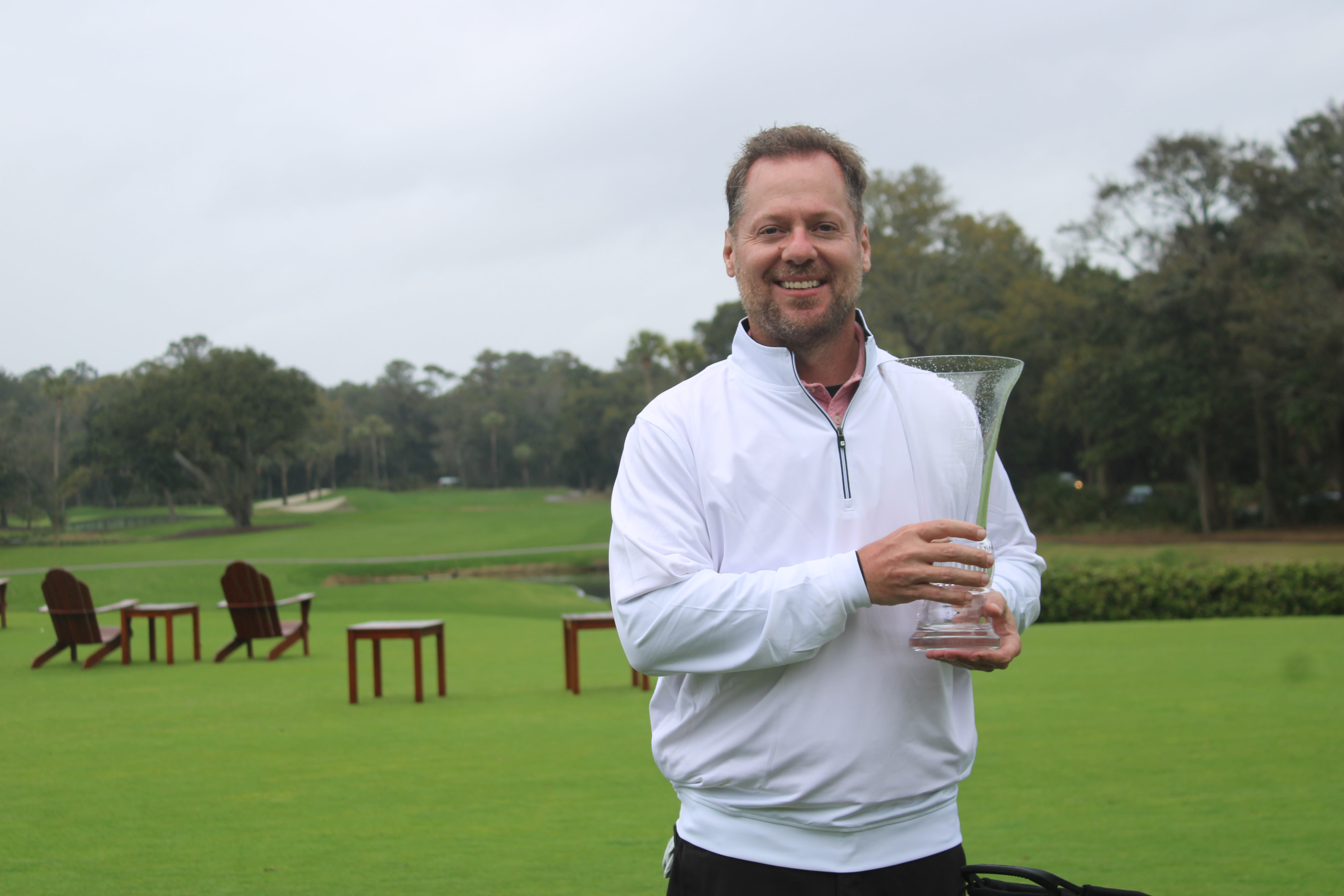 Men's Senior Division Champion Chad Scott of Westbrook Country Club in Mansfield, Ohio.