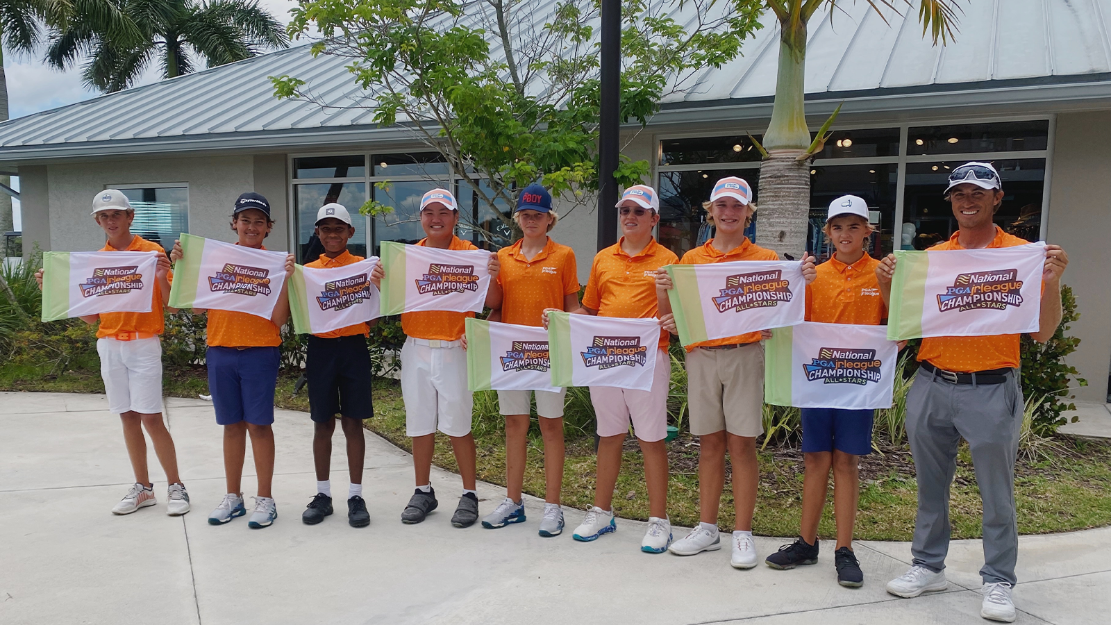 North Palm Beach Country Club celebrates their win the at PGA Jr. League South Florida Section Championship. 
