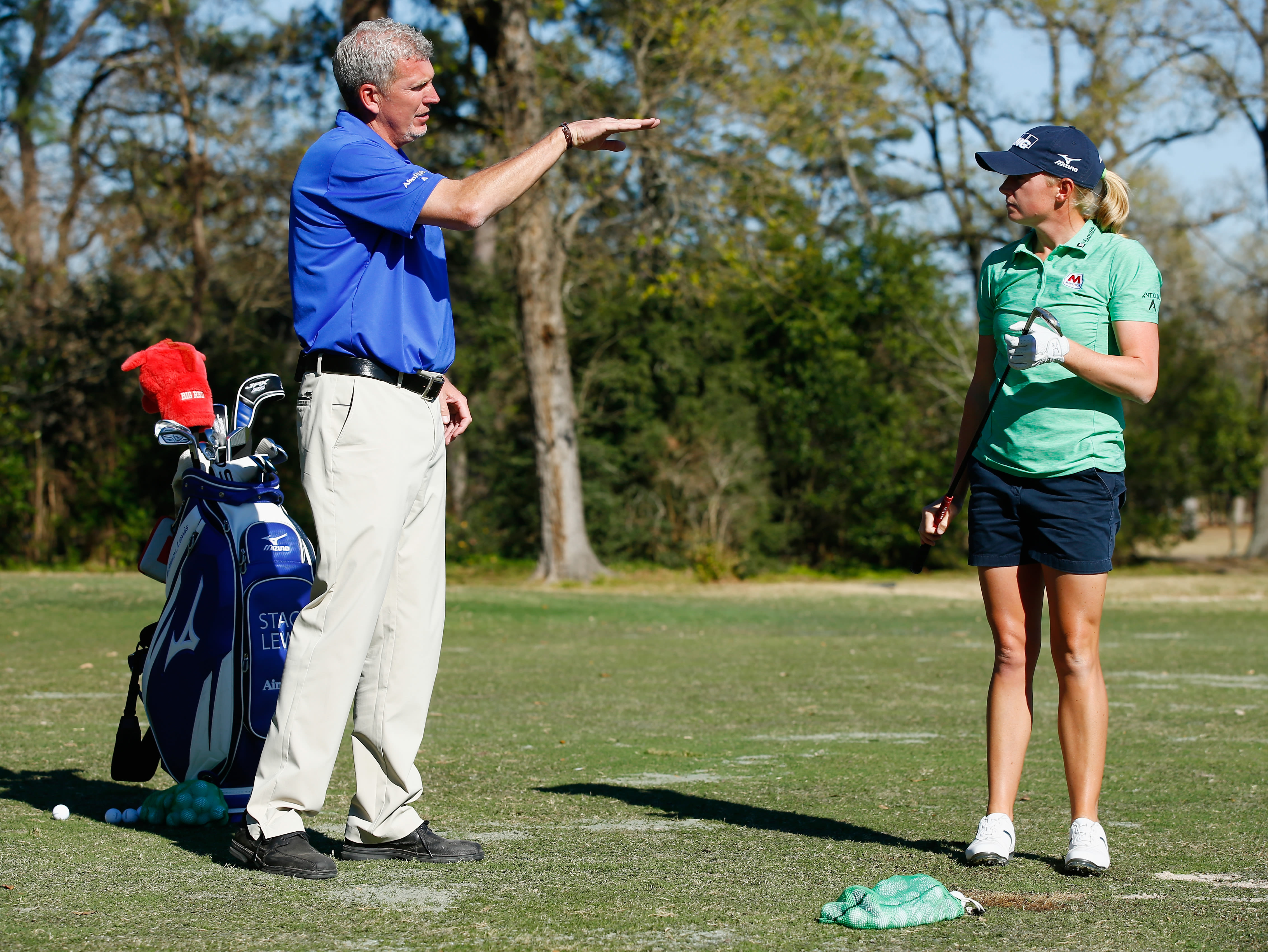 Stacy Lewis is one of Joe Hallett's LPGA Tour star pupils.