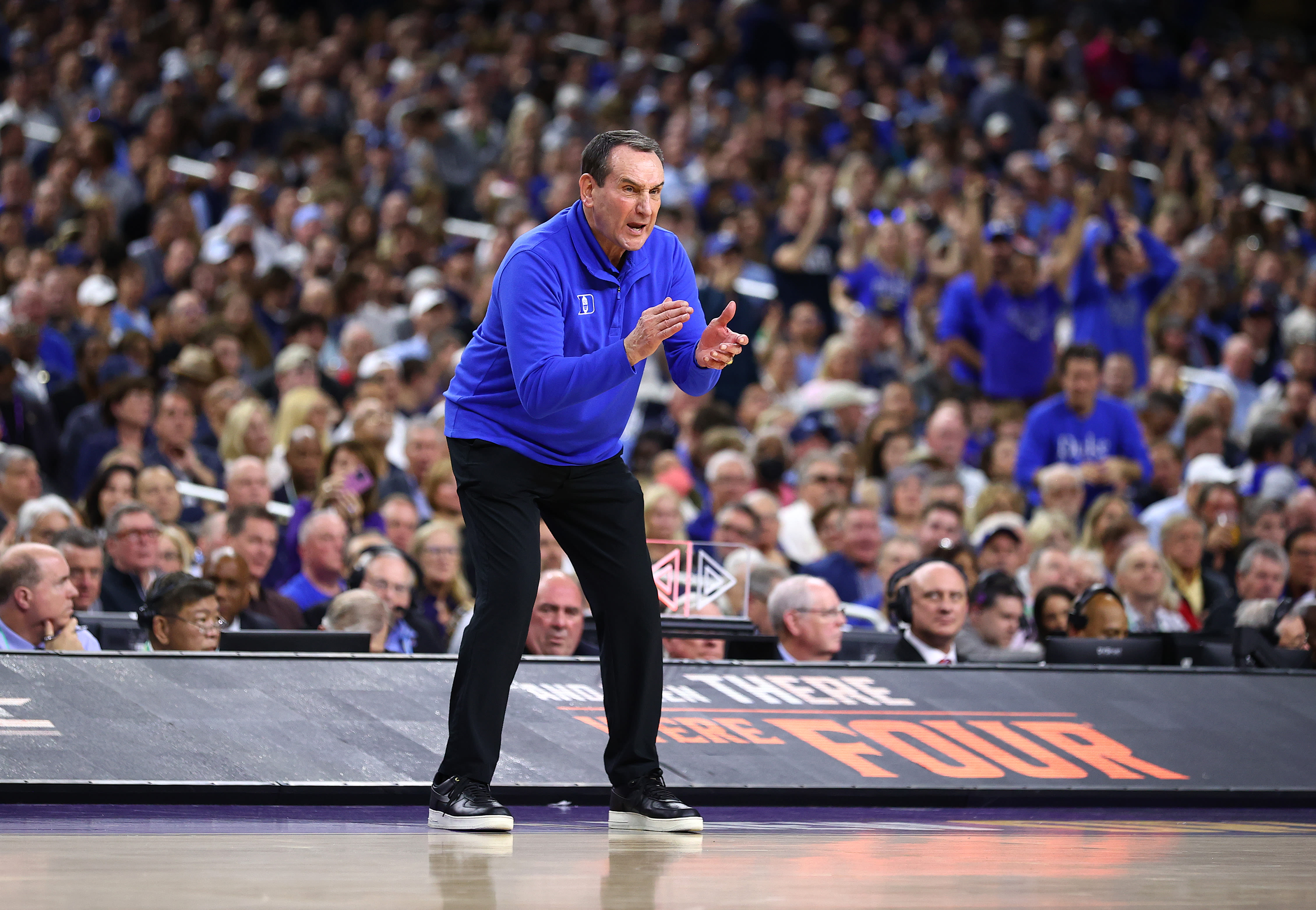 Baile's coaching philosophy was molded by watching the legendary Mike Krzyzewski.