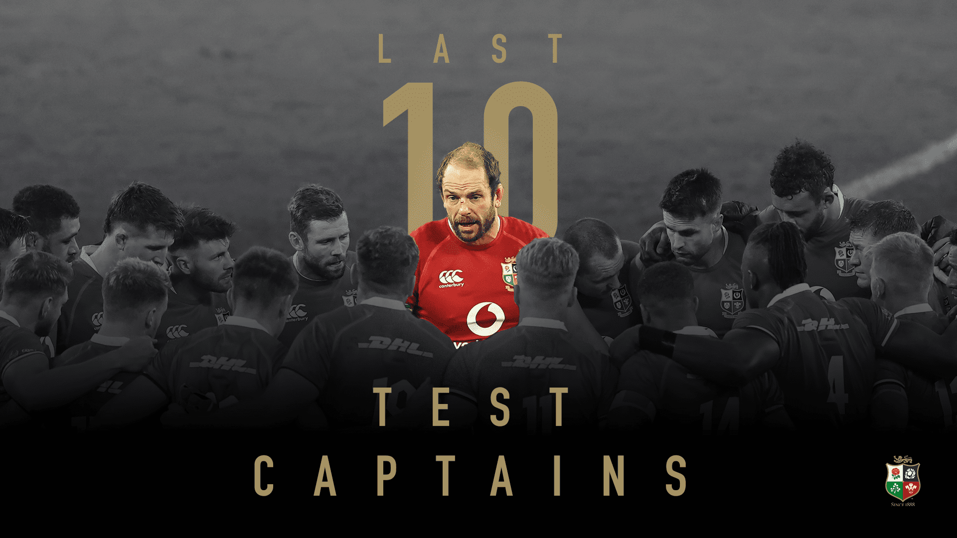 The last 10 Lions Test captains