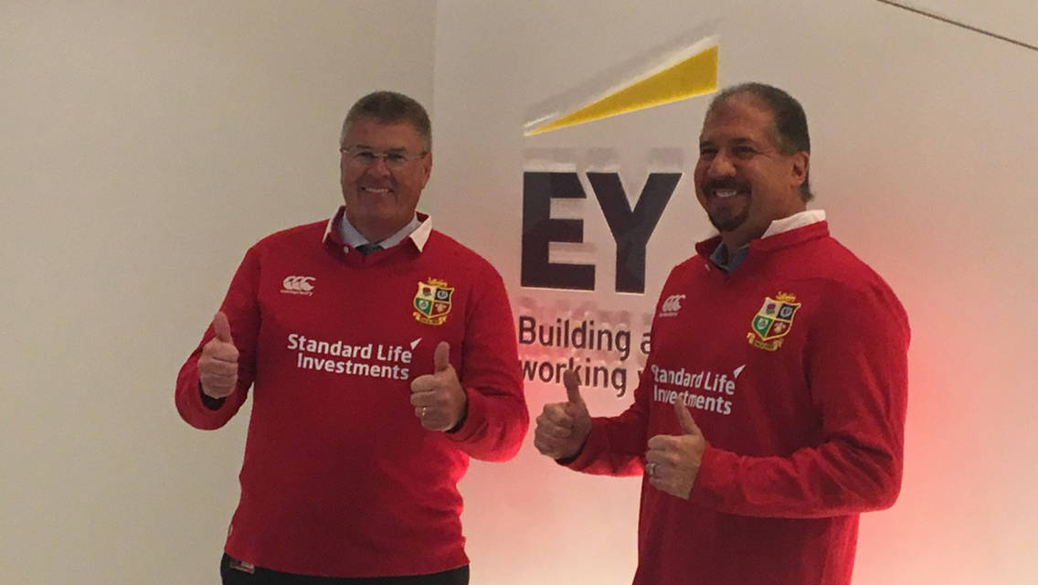 EY EMBRACES LIONS JERSEY LAUNCH