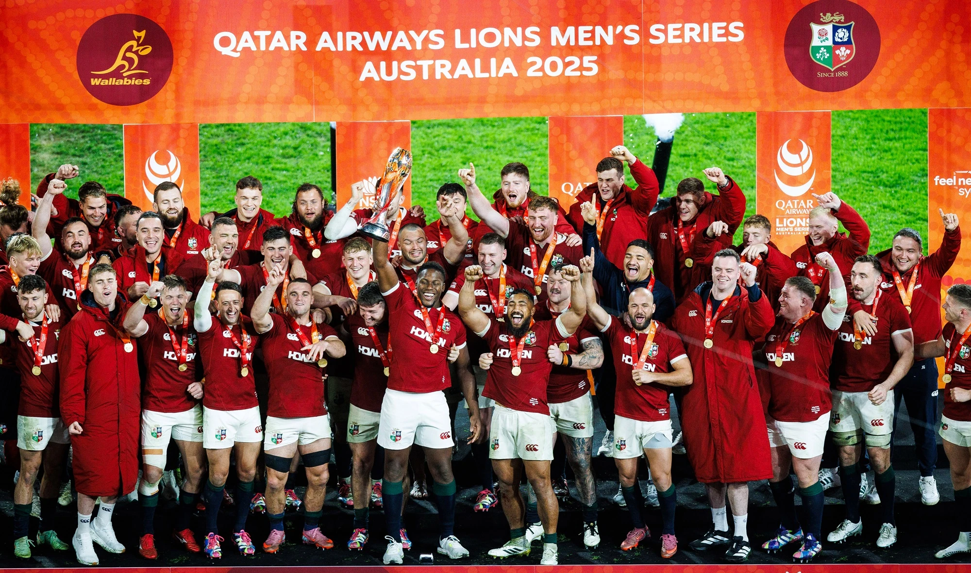 Lions trophy lift Sydney
