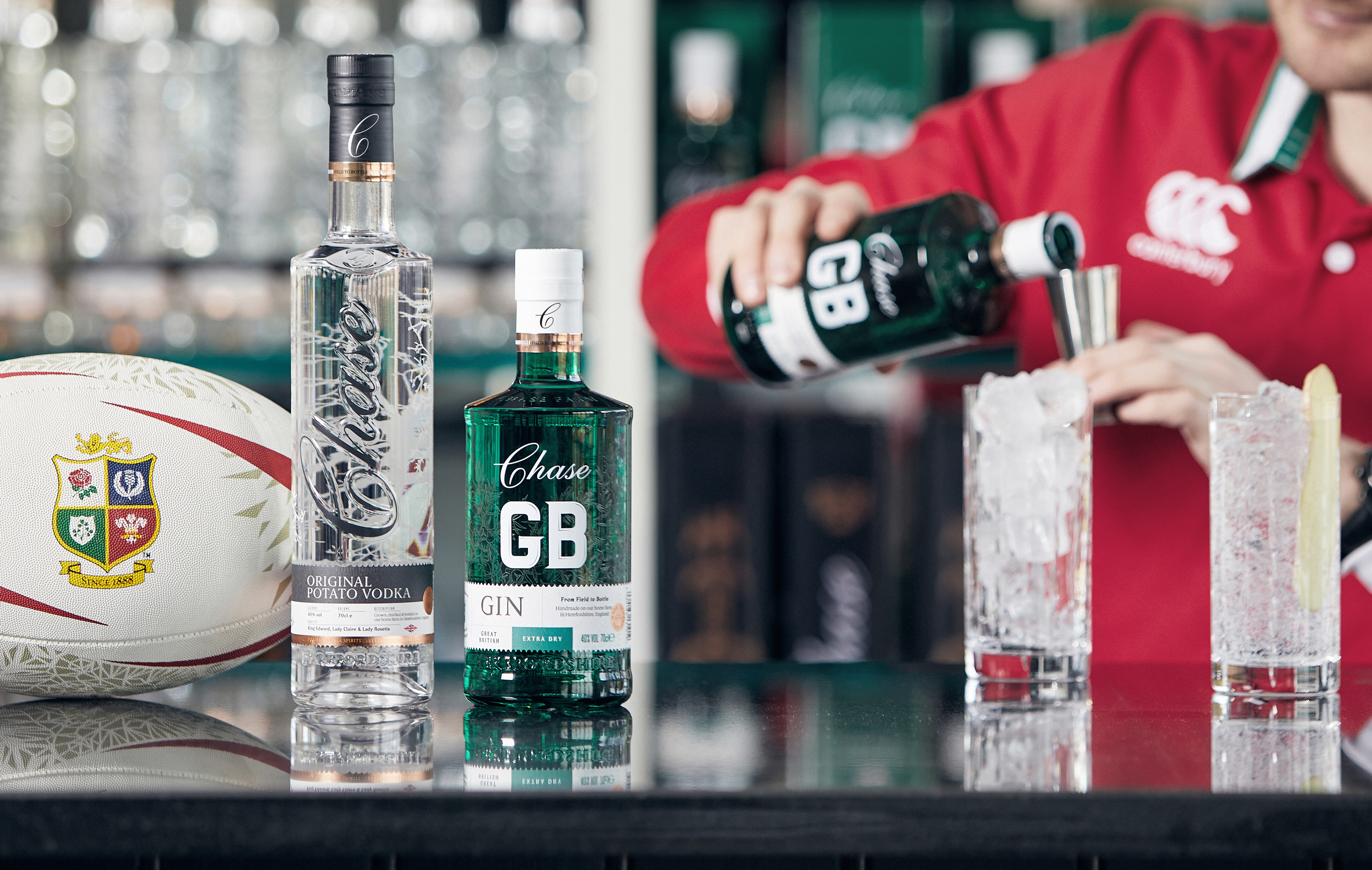 Lions partner with Chase Distillery
