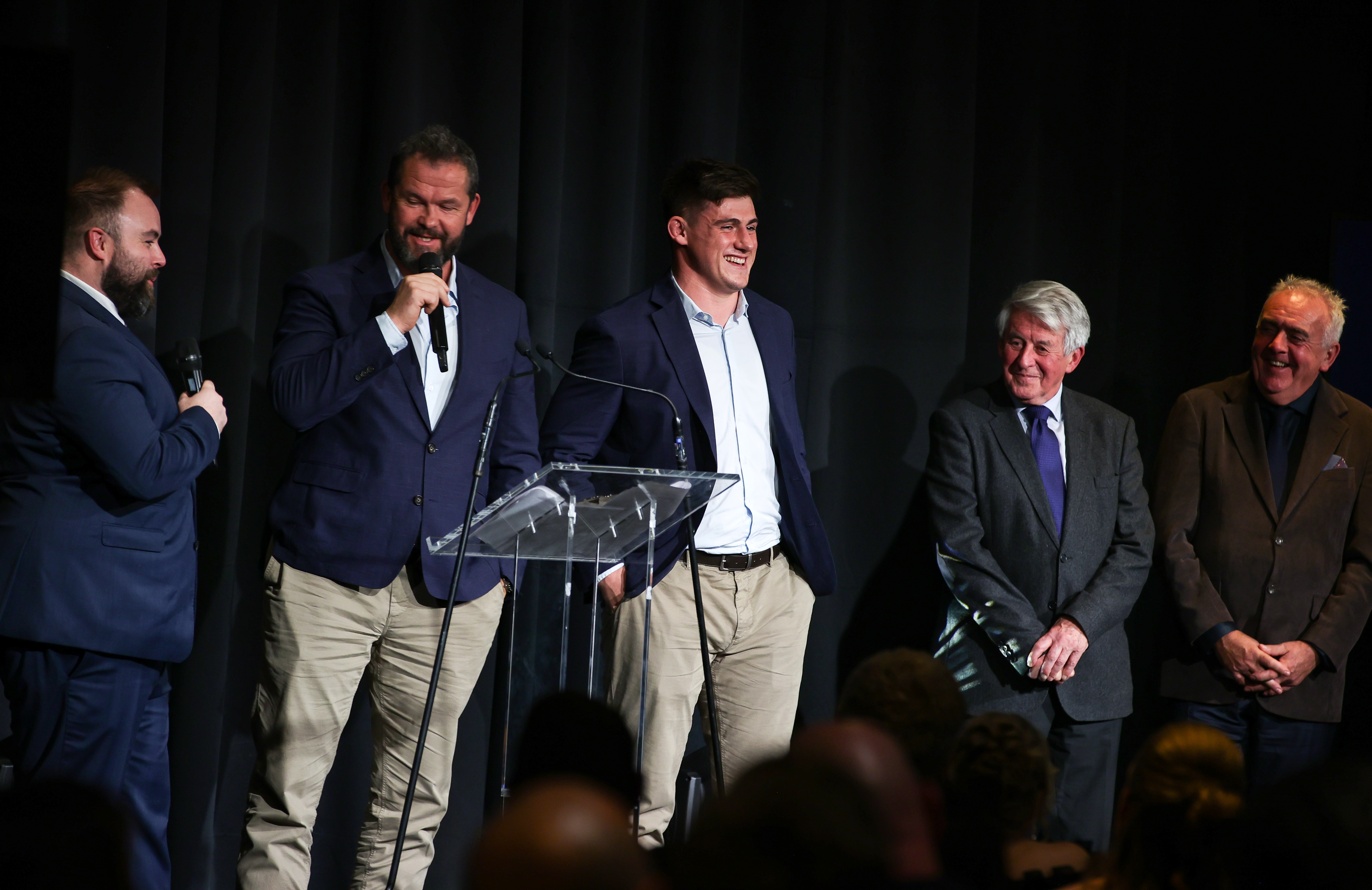 Andy Farrell & Dan Sheehan Rugby Writers of Ireland Awards