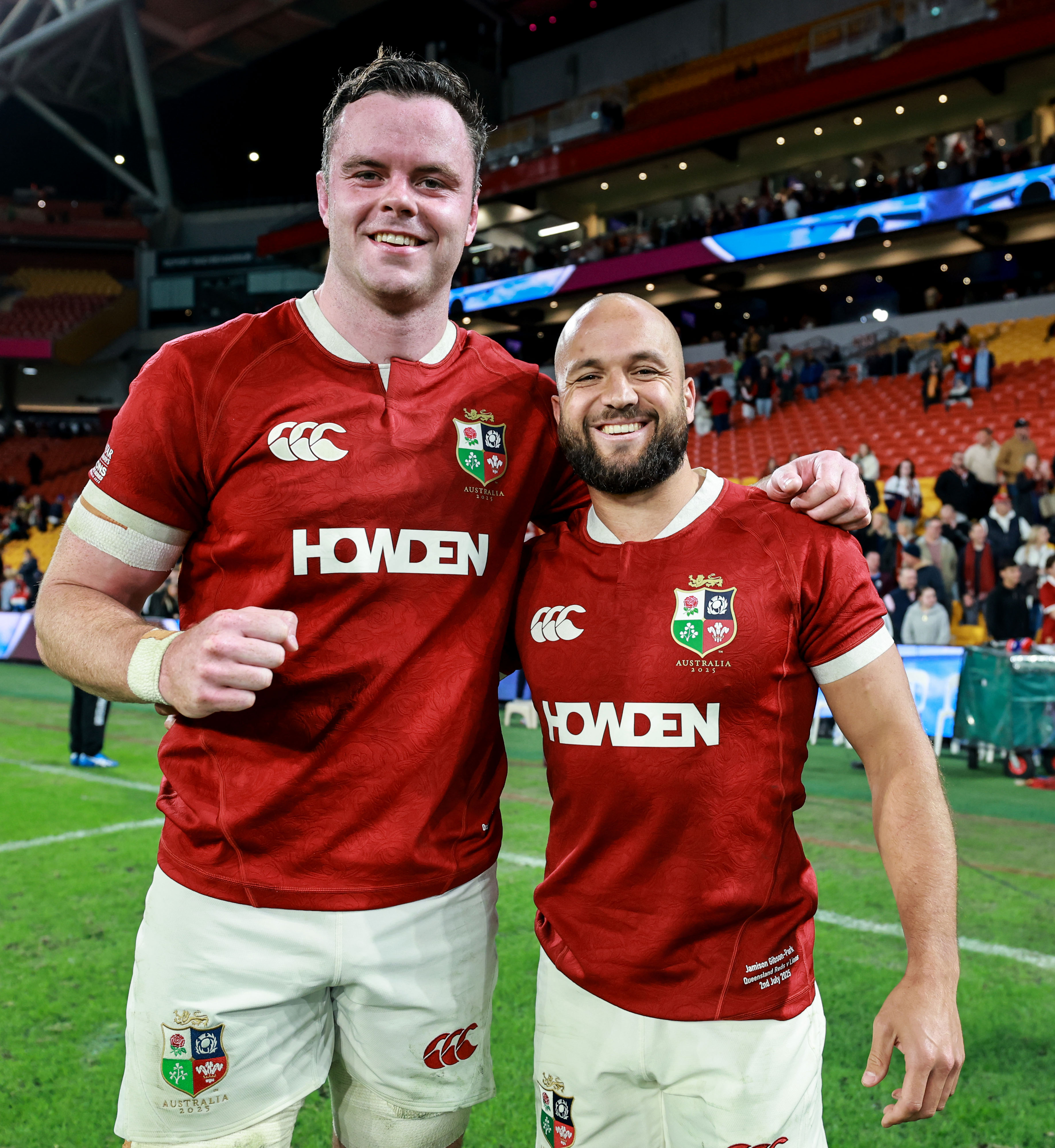 Lions debutants James Ryan and Jamison Gibson-Park