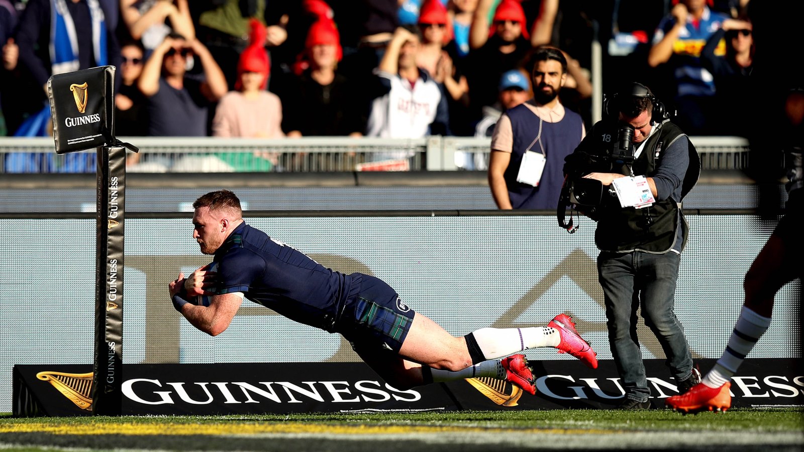 Sensational Hogg gets Scotland off the mark in Rome