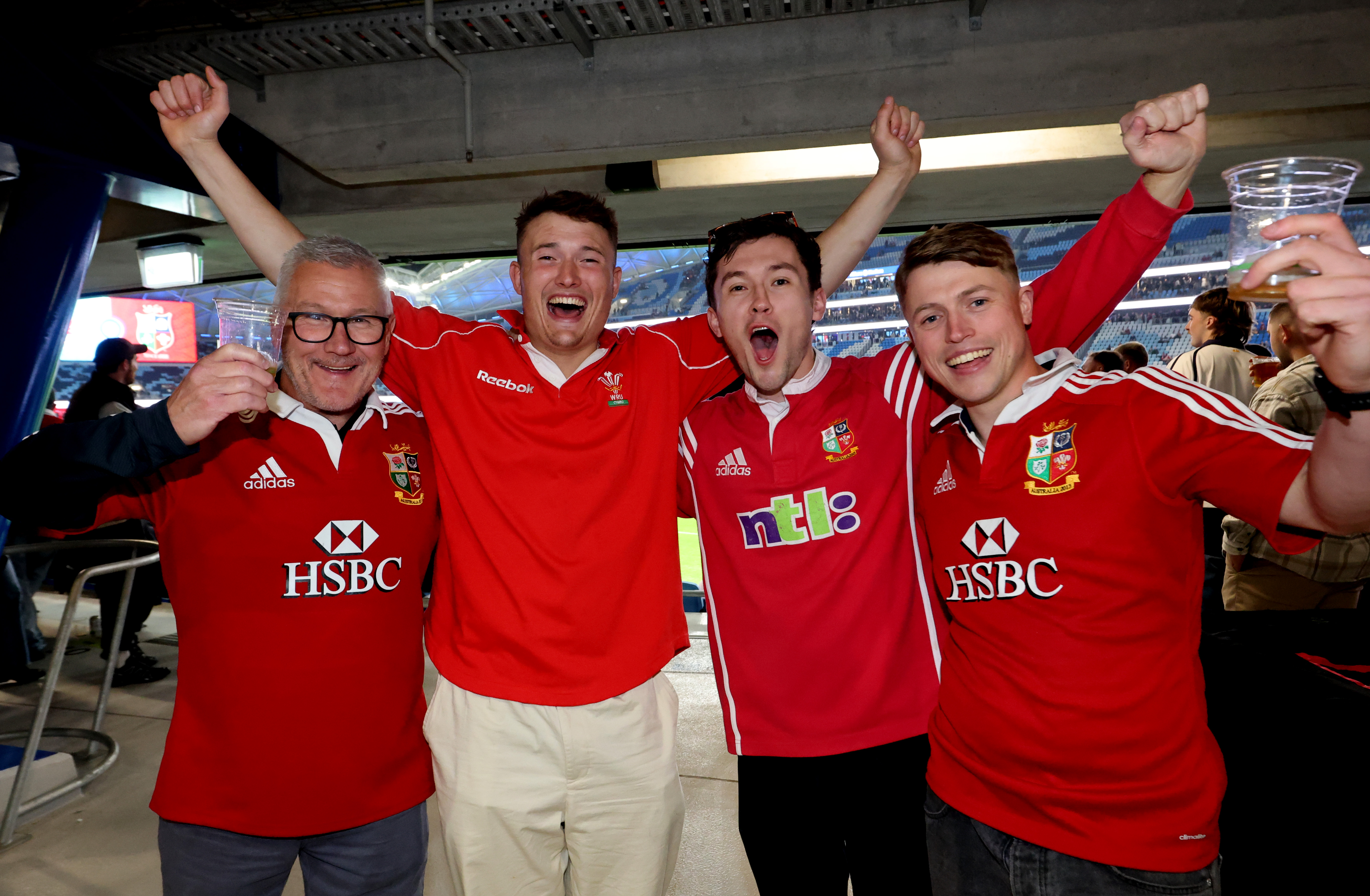 More Lions fans enjoying their Saturday night out