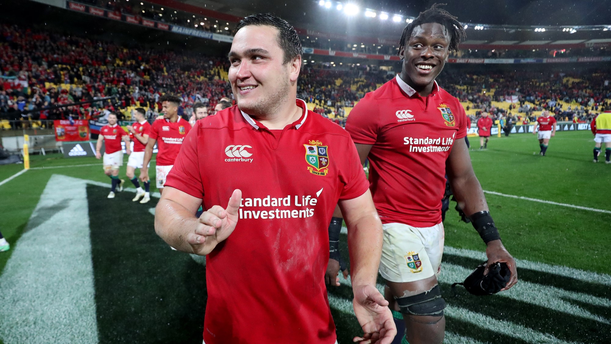 Lions spirit inspires George's Saracens