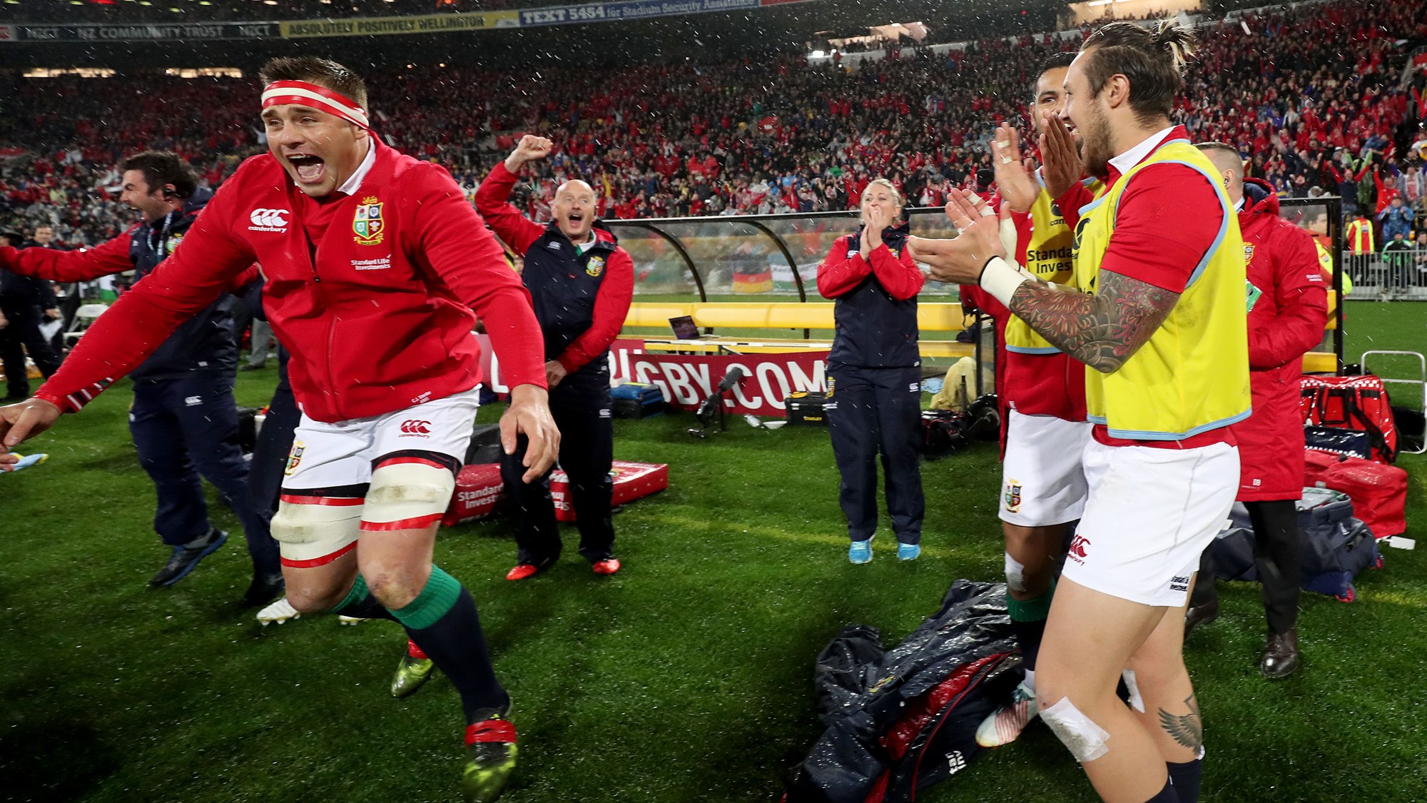 Video: Inside the ground at the final whistle! #AllForOne
