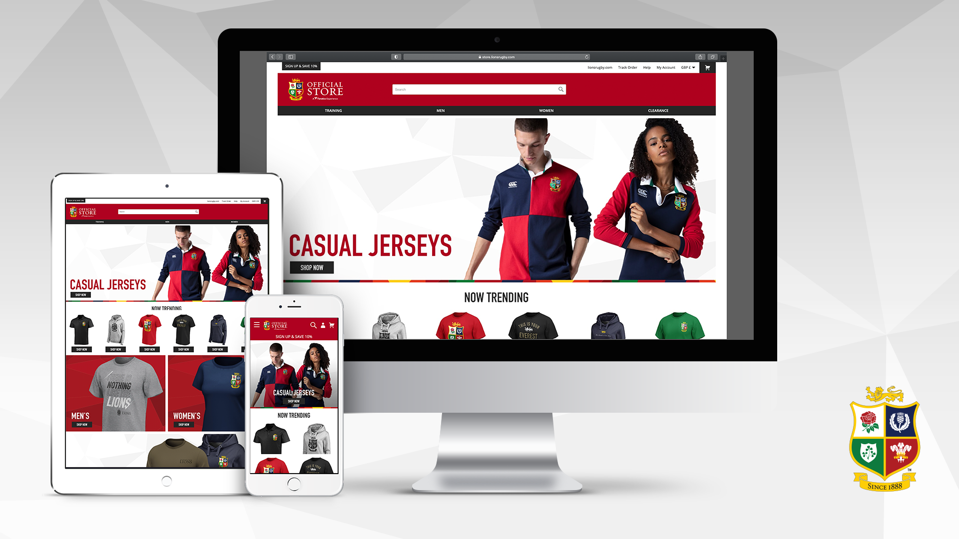 British & Irish Lions partner with Fanatics