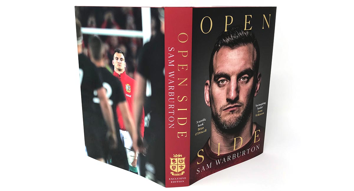 Terms and Conditions - A Signed copy of Sam Warburton's Book OPEN SIDE