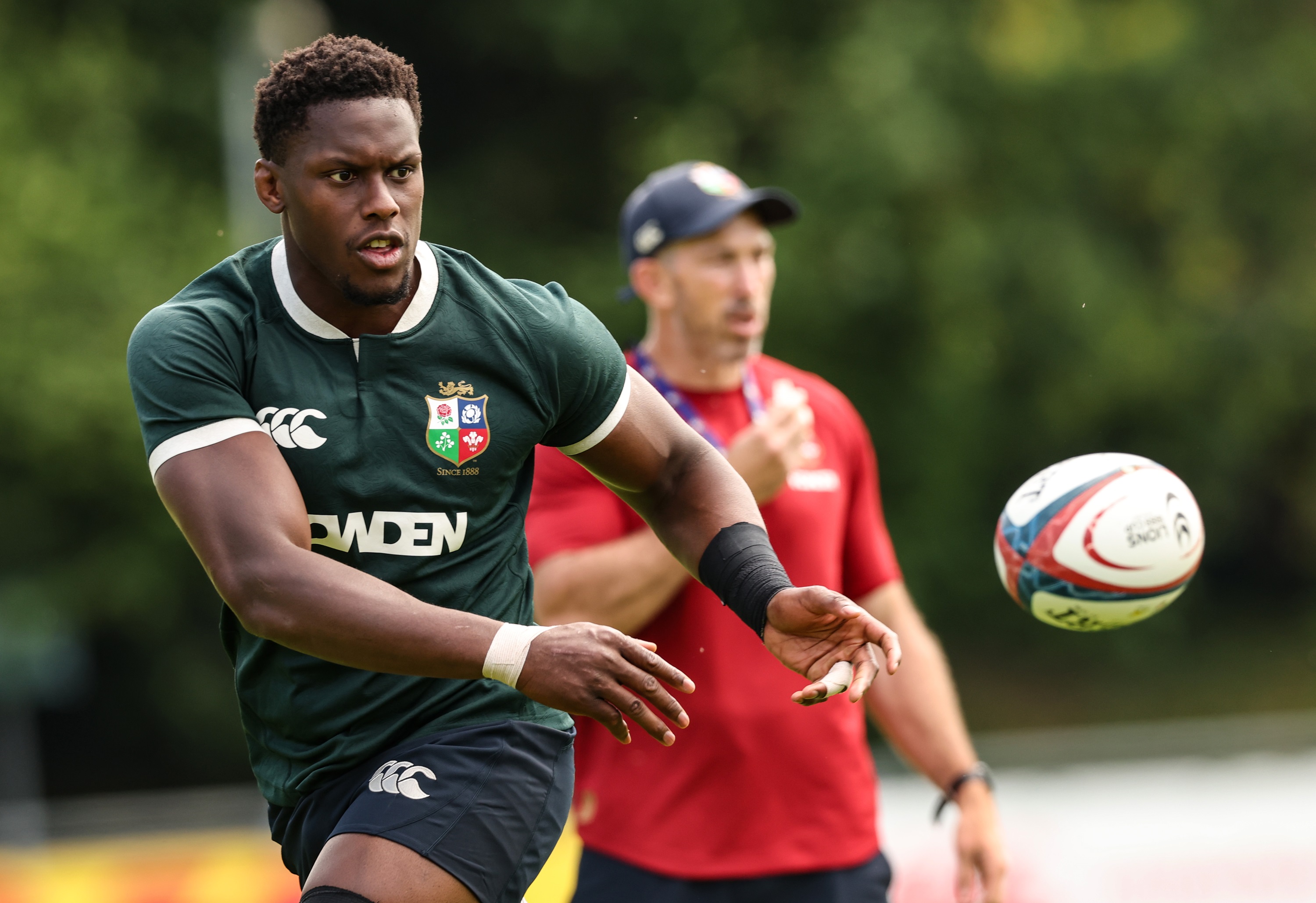 Maro Itoje Lions training June 17